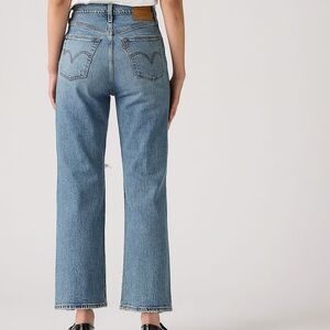 Levi's Mom Jeans 💜🖤🩶 Ribcage Straight Ankle 🖤